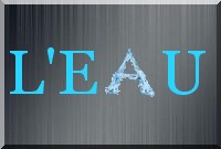 L'eau a gelé